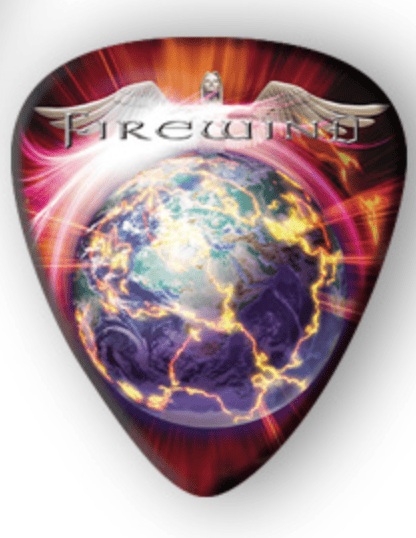 【廃盤/希少】Afterglow / Dust in Flame FIREWIND - Burning Earth - Translucent Green LP (SIGNED!) + Guitar